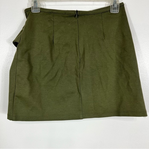 Gianni Bini Olive Green Mini Skirt Small - Picture 4 of 13